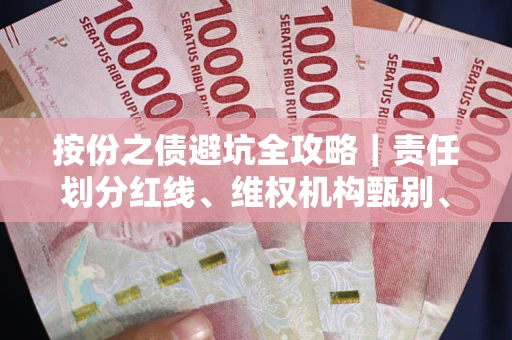 北京按份之债避坑全攻略｜责任划分红线、维权机构甄别、纠纷处理全流程拆解