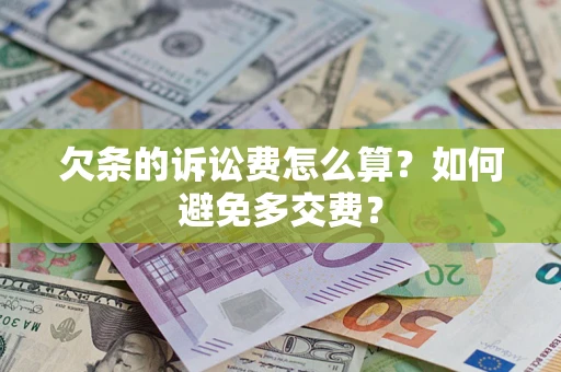 北京欠条的诉讼费怎么算？如何避免多交费？
