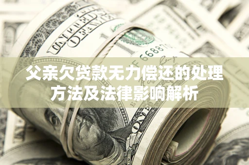 北京父亲欠贷款无力偿还的处理方法及法律影响解析