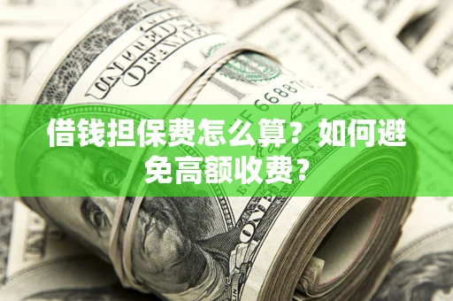 北京借钱担保费怎么算？如何避免高额收费？