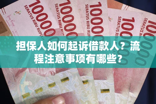 北京担保人如何起诉借款人？流程注意事项有哪些？